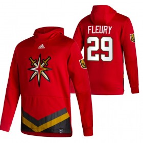 Herren Vegas Golden Knights Marc-andre Fleury 29 2020-21 Reverse Retro Pullover Hooded Sweatshirt